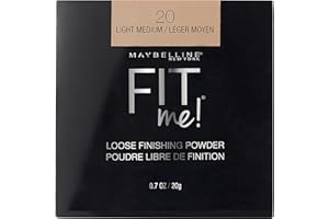 Maybelline Fit Me Loose Setting Powder, Face Powder Makeup & Finishing Powder, Light Medium, 1 Count