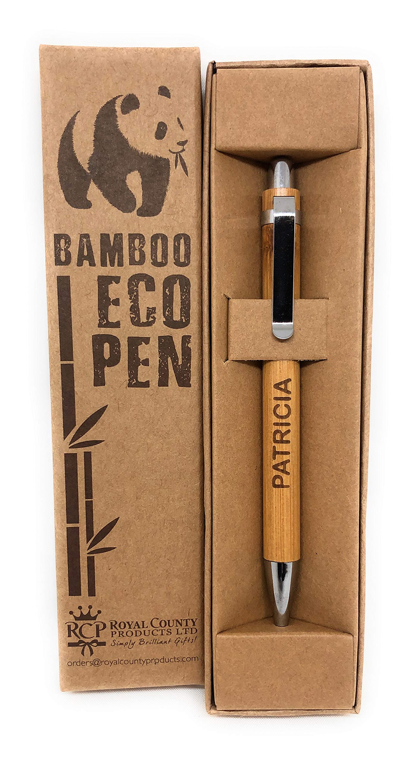 Royal County Personalised Bamboo Pens - Eco Friendly - Paul