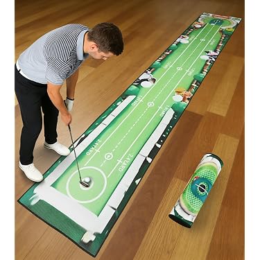 Posma PG010S 自動戻りPutting Cup，Miniゴルフ住宅用練習マットPortable運転鳴ったマット， バッグ z2zed1b Posma PG010S 自動戻りPutting Cup，Miniゴルフ住宅用練習マット