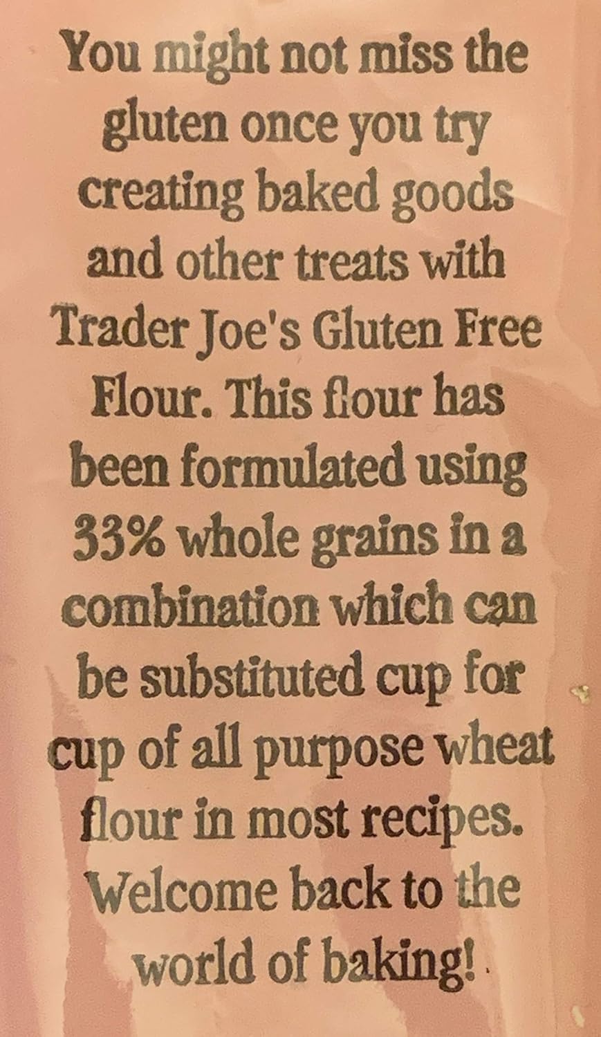 Amazon Com Trader Joe S Baker Josef S Gluten Free All Purpose Flour Net Wt 16 Oz 1 Lb 454g 2 Pack Grocery Gourmet Food