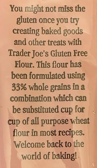 Amazon Com Trader Joe S Baker Josef S Gluten Free All Purpose Flour Net Wt 16 Oz 1 Lb 454g 2 Pack Grocery Gourmet Food
