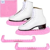 CRS Cross Ice Skate Guards, Soakers &amp; Towel. Complete Skating Care Set | Protect, Dry &amp; Store Skates: Hard Guards, Absorbent Blade Covers &amp; Towel. Complete Care for Figure &amp; Hockey Skates. Gift Set