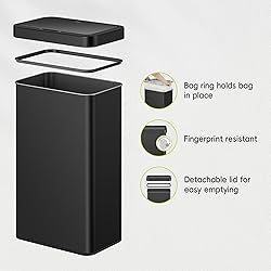 EKO Nova Sensor Trash Can, 21 Gallon/80 Liter