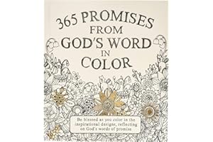 365 Promises From God's Word In Color: Scripture and Coloring Pages, Compact Purse Size - Be blessed as You Color in the Inspirational Designs, Reflecting on God's Words of Promise
