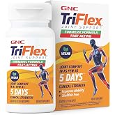GNC TriFlex Turmeric Formula, Improves Joint Comfort, 60 Capsules | Fast Acting Turmeric Joint Formula Improves Comfort, Mobility, and Flexibility, with Visible Results in as Few as 5 Days