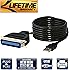 Sabrent USB to Parallel IEEE 1284 Printer Cable Adapter (CB-CN36)