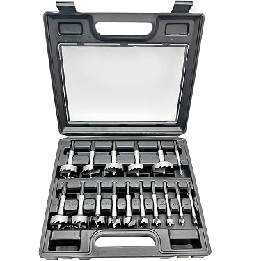 thumbnail image 2 of ASNOMY 4" Carbide Tipped Forstner Drill Bit Set – Assorted Sizes Woodworking 2 of 5