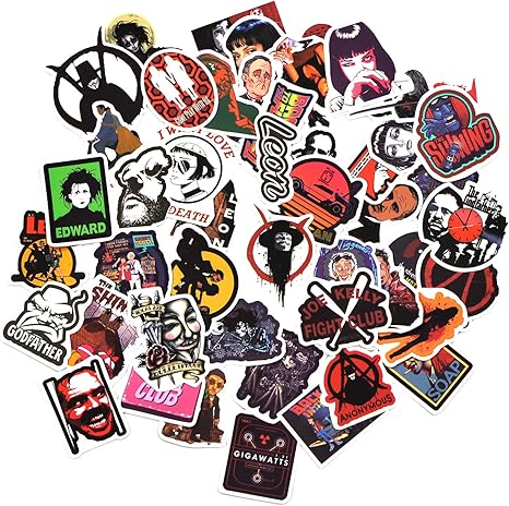 Amazon Co Jp アメリカン ムービー 映画 デザイン シール ステッカー 50枚前後セット まとめ買い アソート デザイン指定不可 シール Stk 042 ホーム キッチン