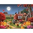 Bits and Pieces – Large 300 Piece Jigsaw Puzzle for Adults – ‘Happy Hollow’ –Halloween Jigsaw Puzzle by Artist Alan Giana …, Completed Puzzle Size: 18" x 24"