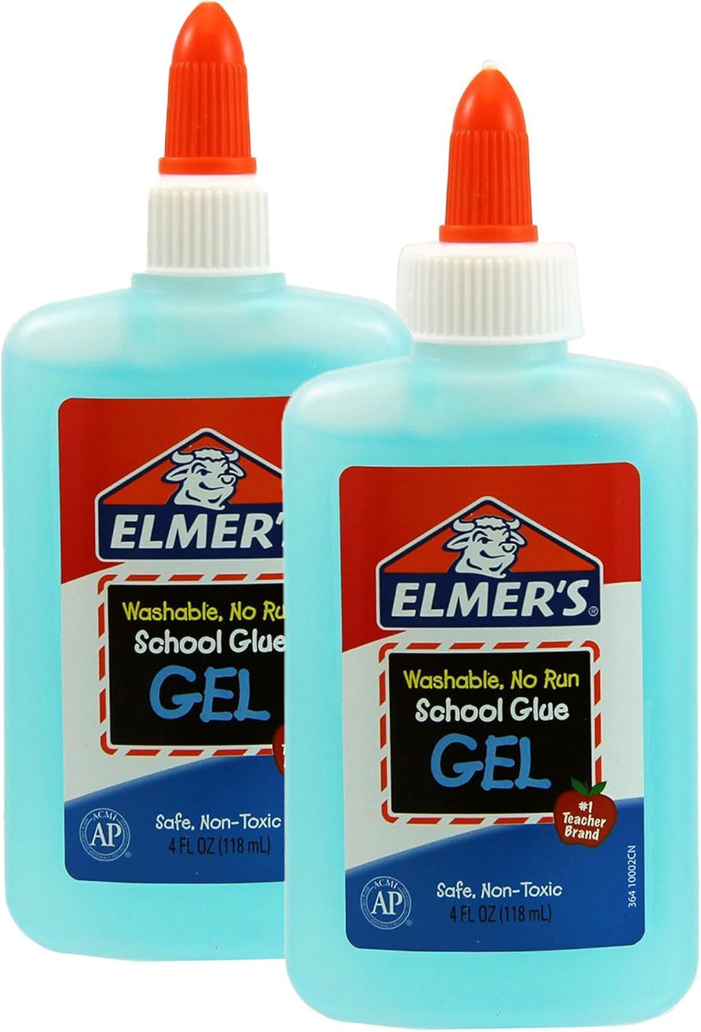 Elmers Washable No Run Gel School Glue (Pack of 2): Toys & Games