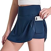 FitsT4 Sports Girl's Golf Skirt Adjustable Waist Active Tennis Skort UPF50+
