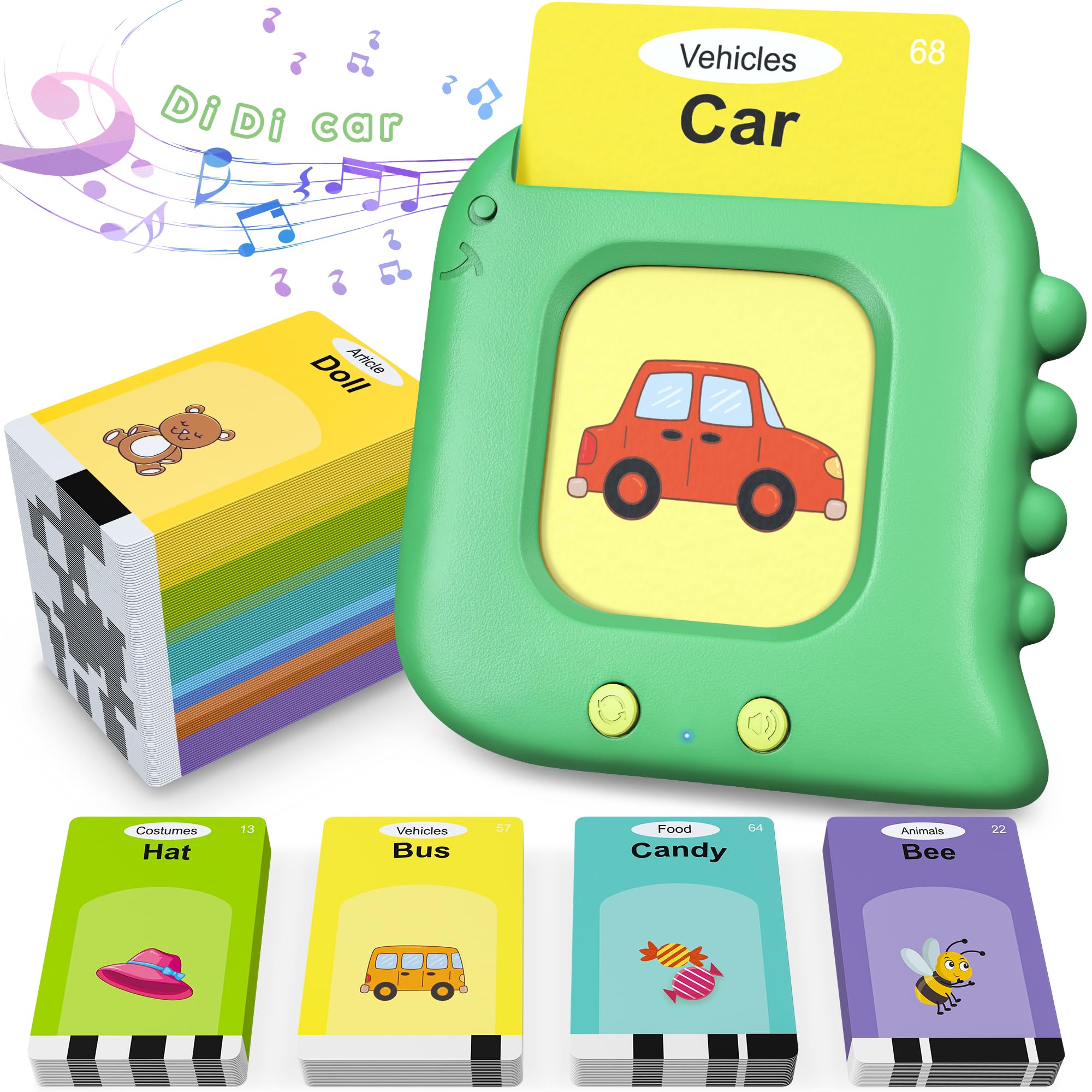 Photo 1 of ***NO SOUND *** Talking Flash Cards,Kids Toddler Flash Cards with 240 Sight Words,Montessori Toys,Autism Sensory Toys,Speech Therapy Toys,Learning Educational Toys Gifts for Age 1 2 3 4 5 Years Old Boys and Girls