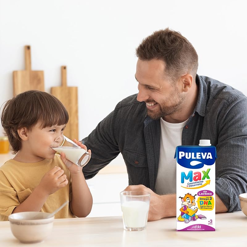 Max Sin Lactosa Leche De Crecimiento Y Desarrollo +3 Años Pack 6x 1l