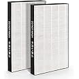 2 pack KC850U Filter Compatible With Sharp Air Purifier Replacement KC-850U Filter HEPA, Replacement Part # FZ-C100HFU