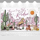 Avezano Western Cowgirl 2nd Birthday Backdrop This Aint My First Rodeo Party Decorations Wild West Second Birthday Background Banner 6 x 3.6 ft