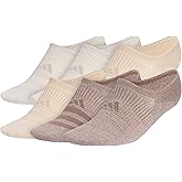 adidas womens Superlite 3.0 6-pack Super No Show, Athletic Socks, Invisible Ultra Low-profile, Cushion & Arch Compression