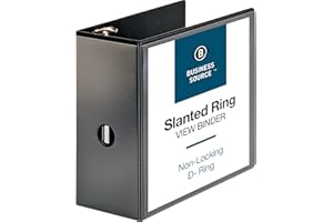 Business Source Basic D-Ring View Binders