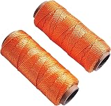 DECK INN Builders Cord 50m Orange Polypropylene 10kg Load Limit 2 Pack view 2