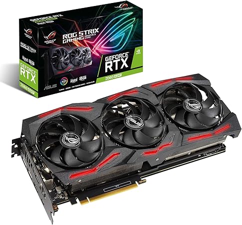Amazon Com Asus Rog Strix Geforce Rtx 60 Super Advanced Overclocked Evo 8g Gddr6 Hdmi Displayport Usb Type C Gaming Graphics Card Rog Strix Rtx60s A8g Evo Gaming Computers Accessories