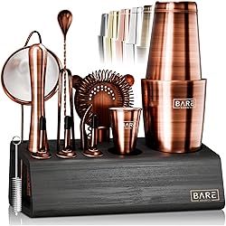 BARE BARREL® Mixology Bartender Kit Bar Set