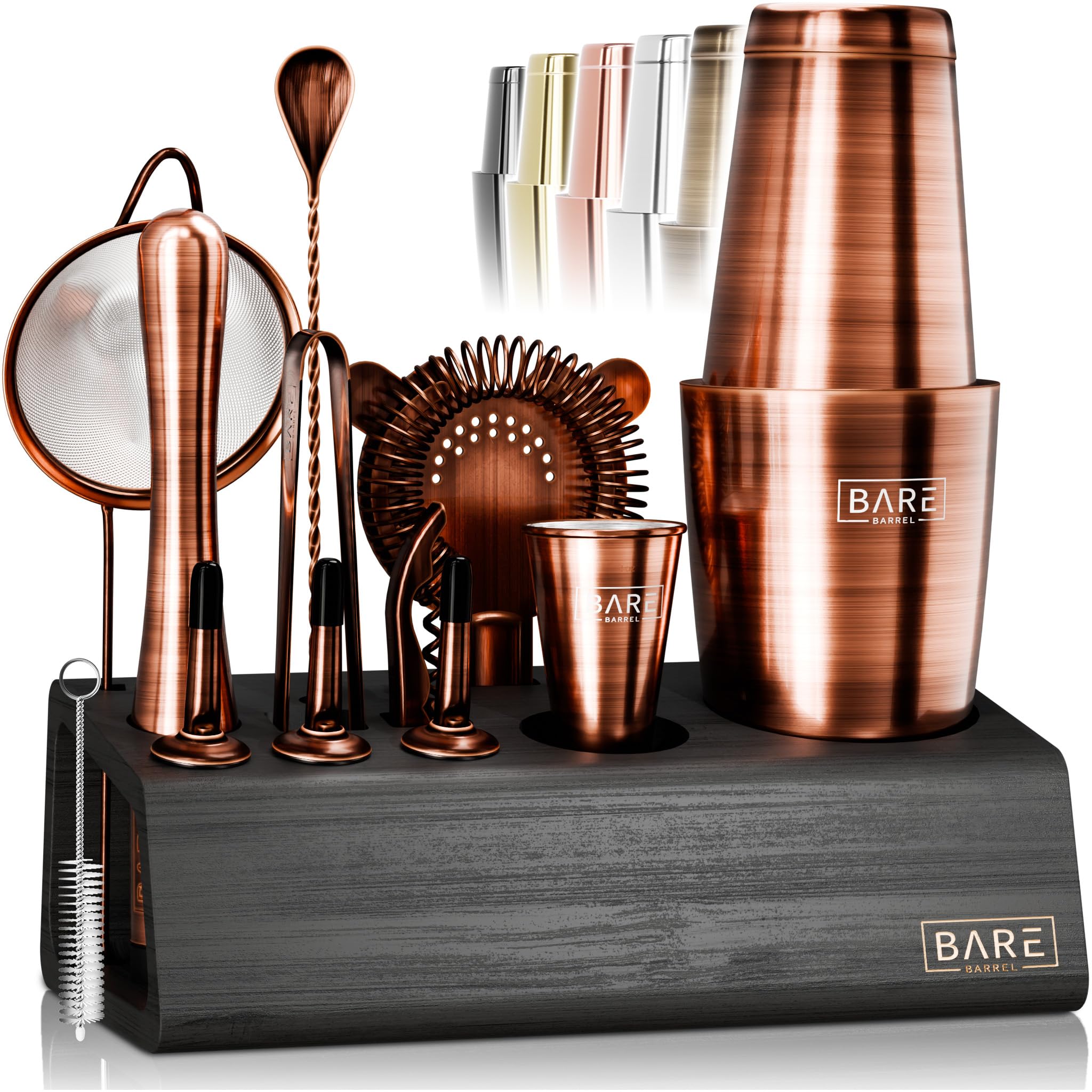 BARE BARREL® Mixology Bartender Kit Bar Set