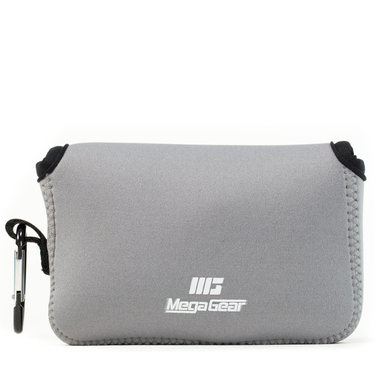 MegaGear MG1095 Ultra Light Neoprene Case with Carabiner for Fujifilm X100F/X100T/X100S Camera - Grey