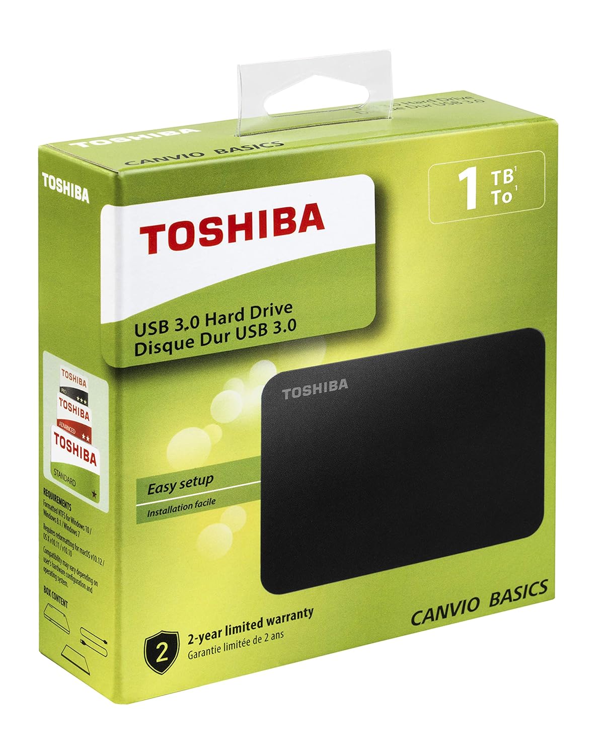 Toshiba Canvio Basics 1TB Hard Disk Esterno Altri Prodotti