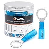 Wirefy 130 PCS Heat Shrink Ring Terminals 3/8" - a