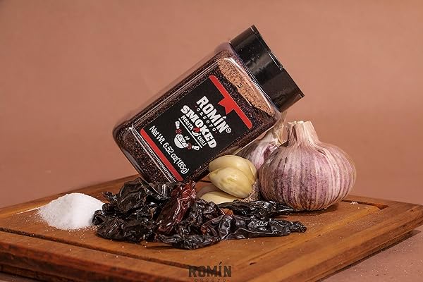 ROMÍN CASERO GOURMET SMOKED MORITA CHILI | SMOKY SWEET FLAVOR | 100% NATURAL VEGAN 6.52 OZ