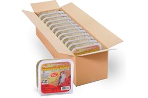 Pine Tree Farms Never Melt Hot Pepper Suet Cake for Wild Birds, No Mess Bird Suet Cakes, 12 oz. (Pack of 12)