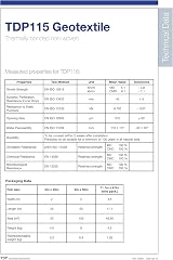 TDP Geotextile Membrane Non Woven 2m x 25m TDP115 Brand Geotextile view 4