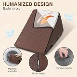 Masthome 3-Step Dog Steps Sofa Ramp Brown 60x40x40 cm Non Slip view 5