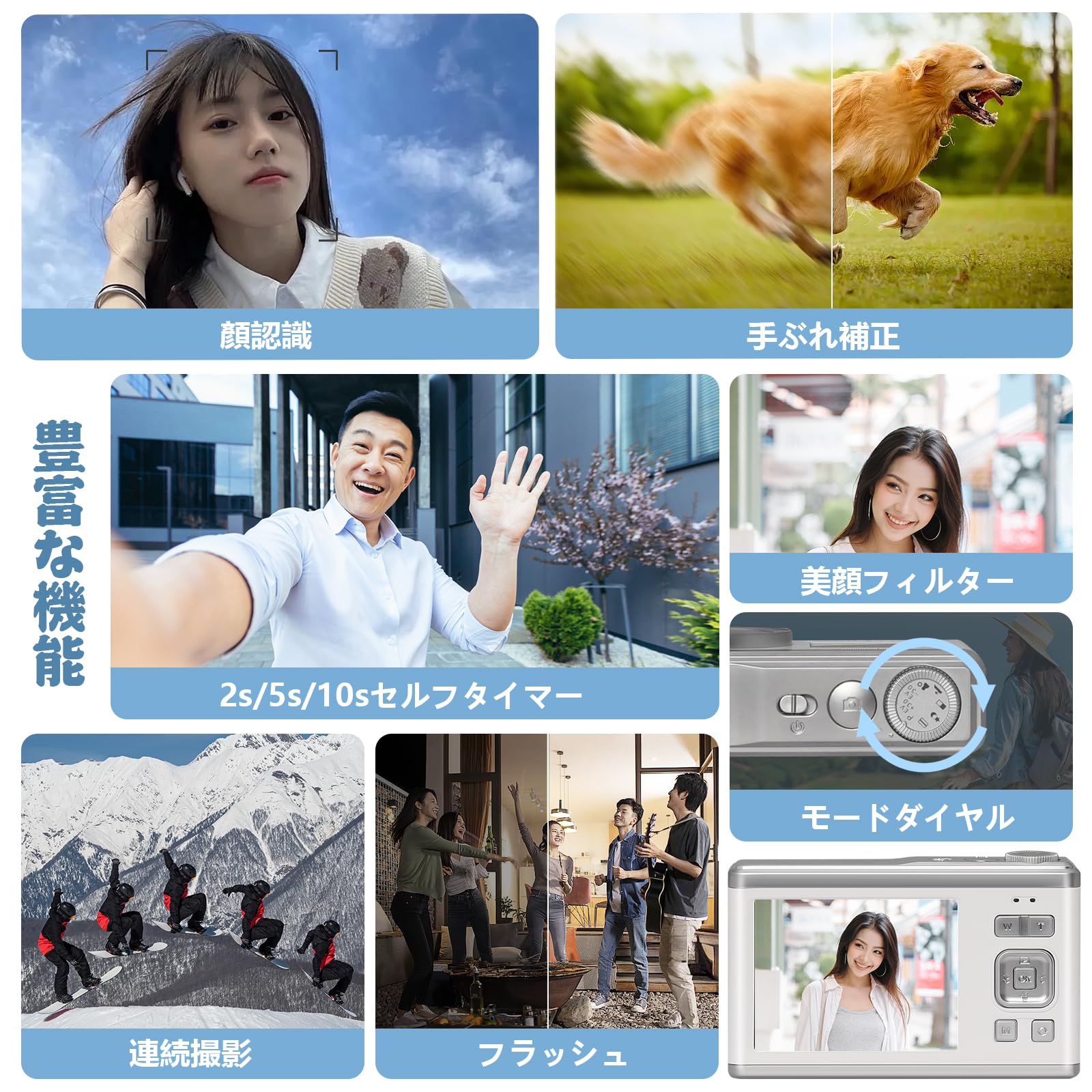 Mua Digital Camera, 4K Popular, Digital Camera, 60 Megapixels, Optical ...