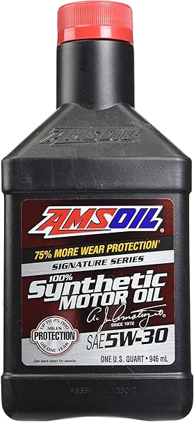 Amsoil Signature Series 5w 30 Synthetic Engine Oil 1 Us Quart 0 946 Litre Amazon Co Uk Car Motorbike