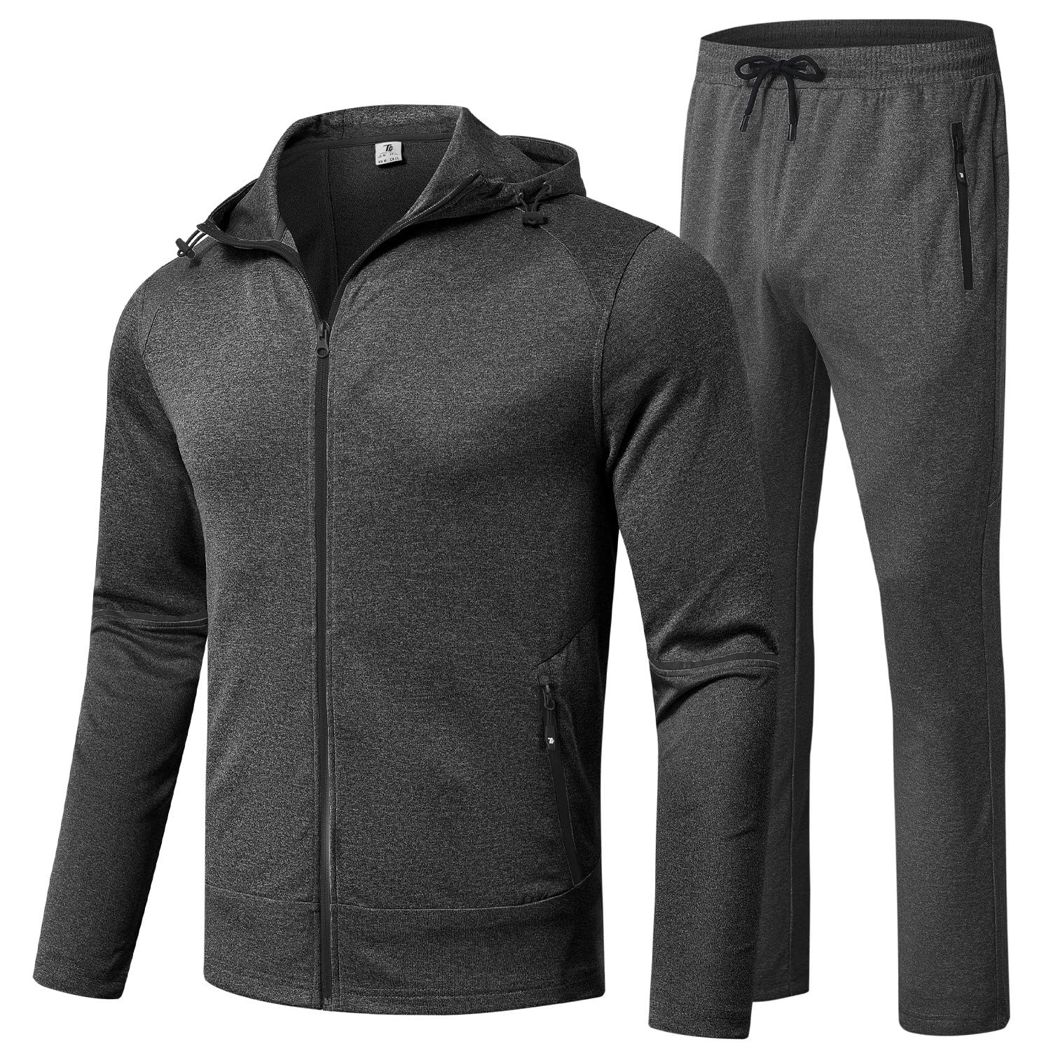 BGOWATU Men's Tracksuits 2 Piece Set Full Zip