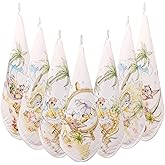 Smluckyg 7 Pack Baby Muslin Washcloths, 70% Viscose from Bamboo and 30% Cotton Baby Bath Washcloths, Soft & Absorbent Wash Cloths and Burp Cloths for Newborn Infants Kids 12x12 inches (Beach Pals)