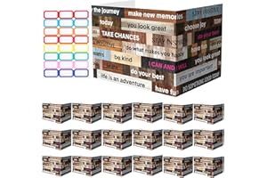 Harloon 24 Pcs Privacy Boards for Student Desk Dividers for Students Cardboard Privacy Folders Classroom Study Carrel Dividers Bulk Folder for Test Reduces Distraction(Wood)