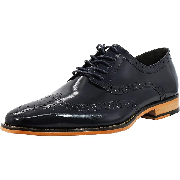 Winthrop Black and Cream Men\'s Wingtips 10 w/ box JEROME-BRN_1_grande.jpg?v=  main image 4