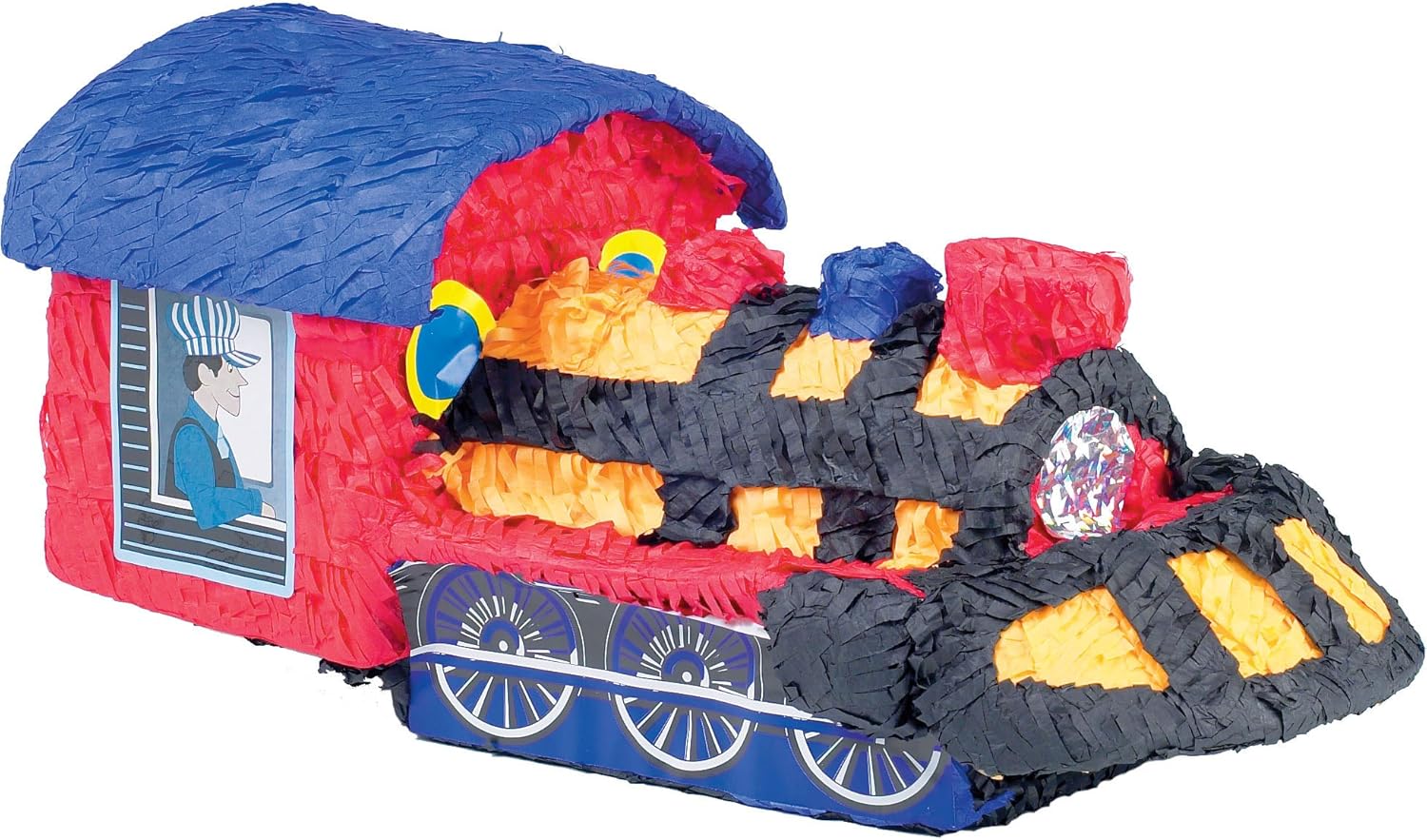 Amazon Com Train Pinata Great For Birthdays Parties New Years Celebration Toys Games