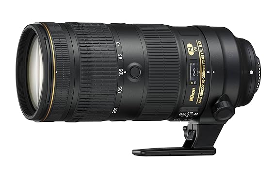 Nikon AF-S Nikkor 70-200 mm, 1:2.8E FL ED VR (inkl. HB-58 Gegenlichtblende mit CL-M2 Objektivbeutel) schwarz