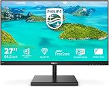 Philips 275E1S 27 Inch QHD IPS Monitor 75Hz FreeSync 4ms FlickerFree view 2