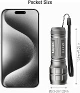 Lighting EVER LE1000 LED Torch Battery Powered Adjustable Focus IP44 Water view 5