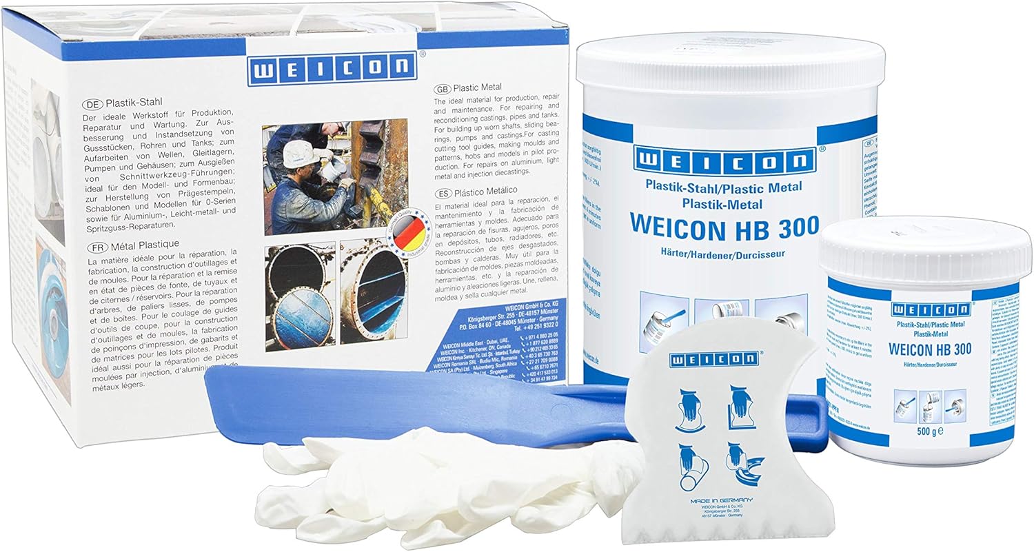 Weicon 10450010 300 1kg HB 300 Epoxidharz PlastikStahl 1kg Verklebung