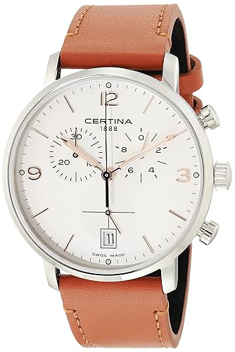 Certina, Mens, DS Caimano Chronograph, Stainless Steel, Swiss