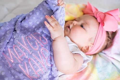 tie dye baby blanket