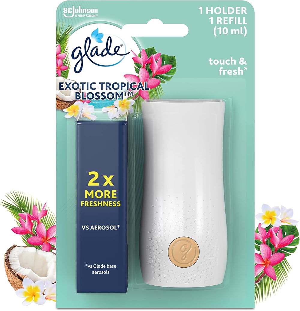 Glade Touch & Fresh Holder and Refill Tropical Blossoms 1 Starter Kit