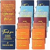 Chuangdi 18 Pack Employee Appreciation Gifts Bulk Team Leather Journals Teacher Notebooks Christmas Thank You Gifts for Coworker Staff Volunteer Teacher Nurse