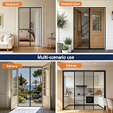 DIKER Fly Screen Door Mesh 80x210cm Magnetic Net for French Doors Black view 7