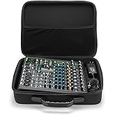 ANALOG CASES Mackie ProFX10V3 / Yamaha MG10XU Case - Custom-Fitted Compact PULSE Hard Case for Travel
