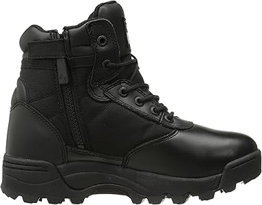 6 inch black tactical boots